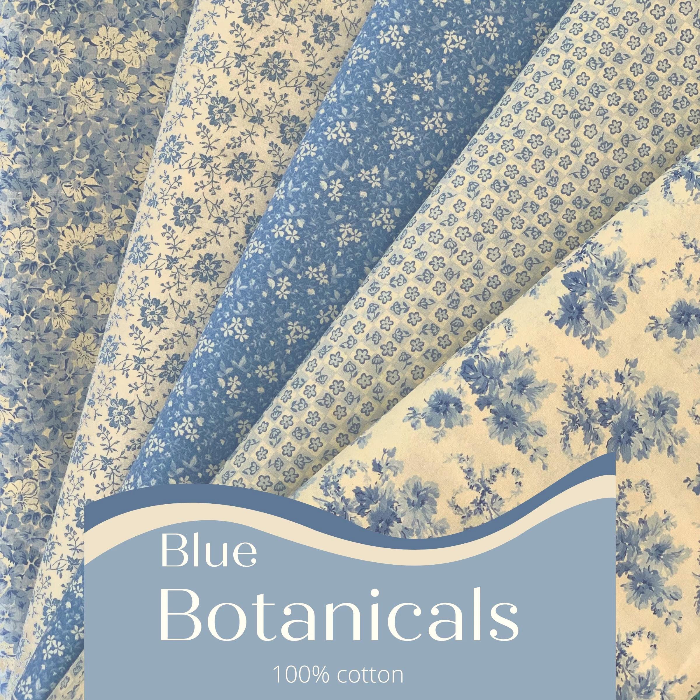 Botanical Beauties 108s Foliage Teal - Edyta Sitar - PER QUARTER METRE/10 Botanical Beauties 108s Foliage Teal - Edyta Sitar - PER QUARTER METRE/10