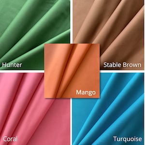 100% Cotton Solid Fabrics, Classic Cottons, Premium Solid Fabric, Dream Cotton, Quilt Cotton, Priced by the HalfYard, New Colors, 45 COLORS image 10