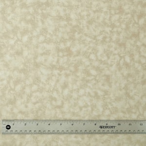 Natural Blended Cotton Fabric, 100% Cotton, 1st Quality, Quilting Weight Fabric, Beige Tan Fabric by the Yard, Half Yard, Quarter