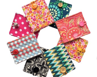 Wallet PDF Pattern, Easy Sew Card Holder