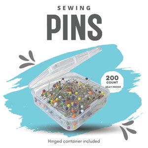 10,000 Prym Glass Headed Sewing and Quilting Pins — BLUE