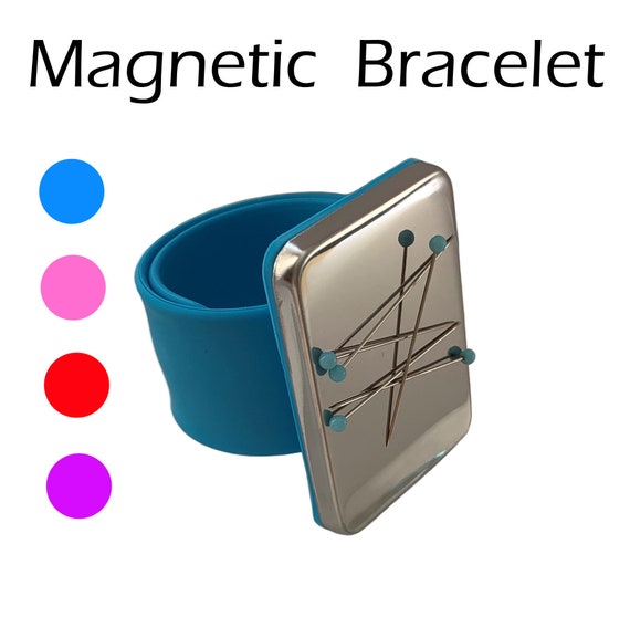 Magnetic Wrist Sewing Pincushion, Magnetic Pin Holder Wristband