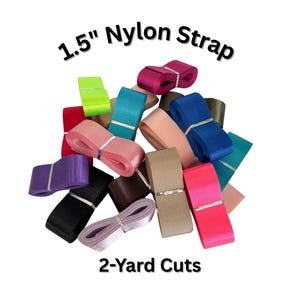 1.5&quot; Nylon Strap 2-Yards, Strong Strapping for Bags, Luggage Strap, Heavy Duty Strap in 2 Yard Cuts, 38mm Width