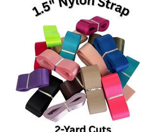 1,5-Zoll-Hochleistungs-Nylongurt, Taschengurt, 2-Yard-Schnitt
