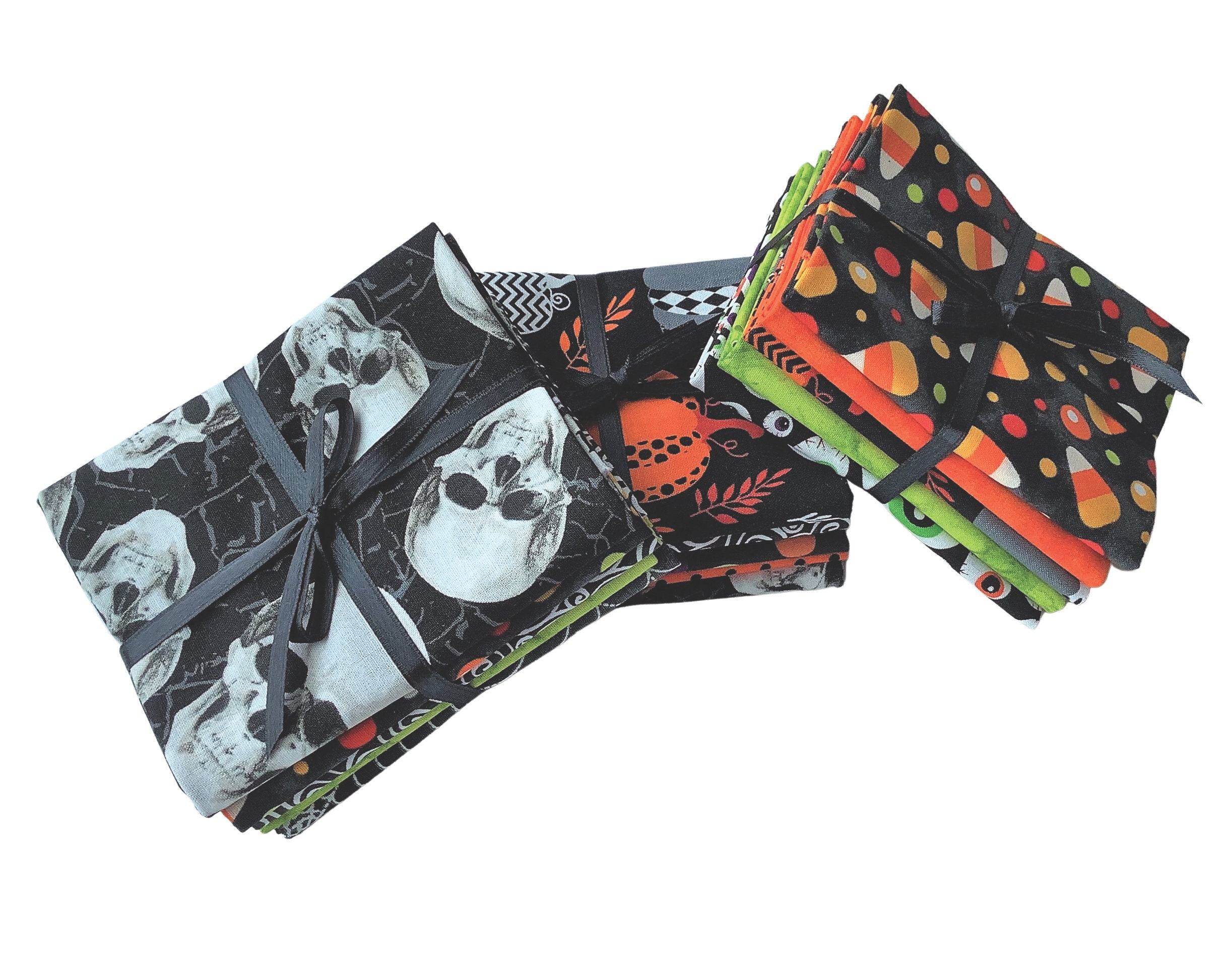 Halloween Mystery Fat Quarter Bundles Fat Quarter Set of 5 Etsy