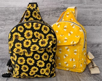 Sling Bag Sewing Pattern PDF, Men, Women, and Children