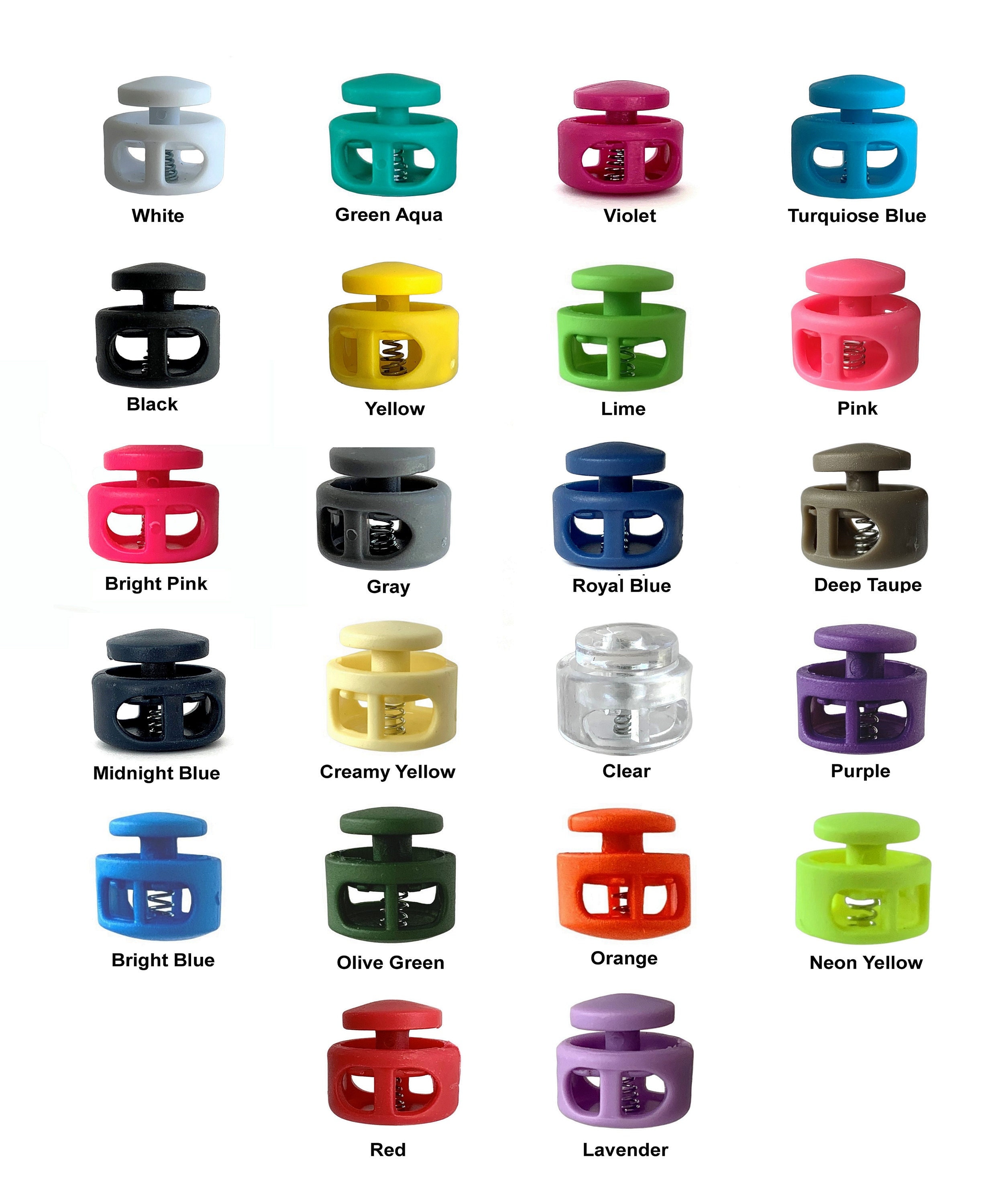 Colorful Round Ball Clear Cord Lock Toggle Stopper For Paracord Apparel Colorful Round Ball Clear Cord Lock Toggle Stopper For Paracord Apparel