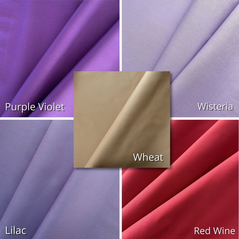 100% Cotton Solid Fabrics, Classic Cottons, Premium Solid Fabric, Dream Cotton, Quilt Cotton, Priced by the HalfYard, New Colors, 45 COLORS image 5