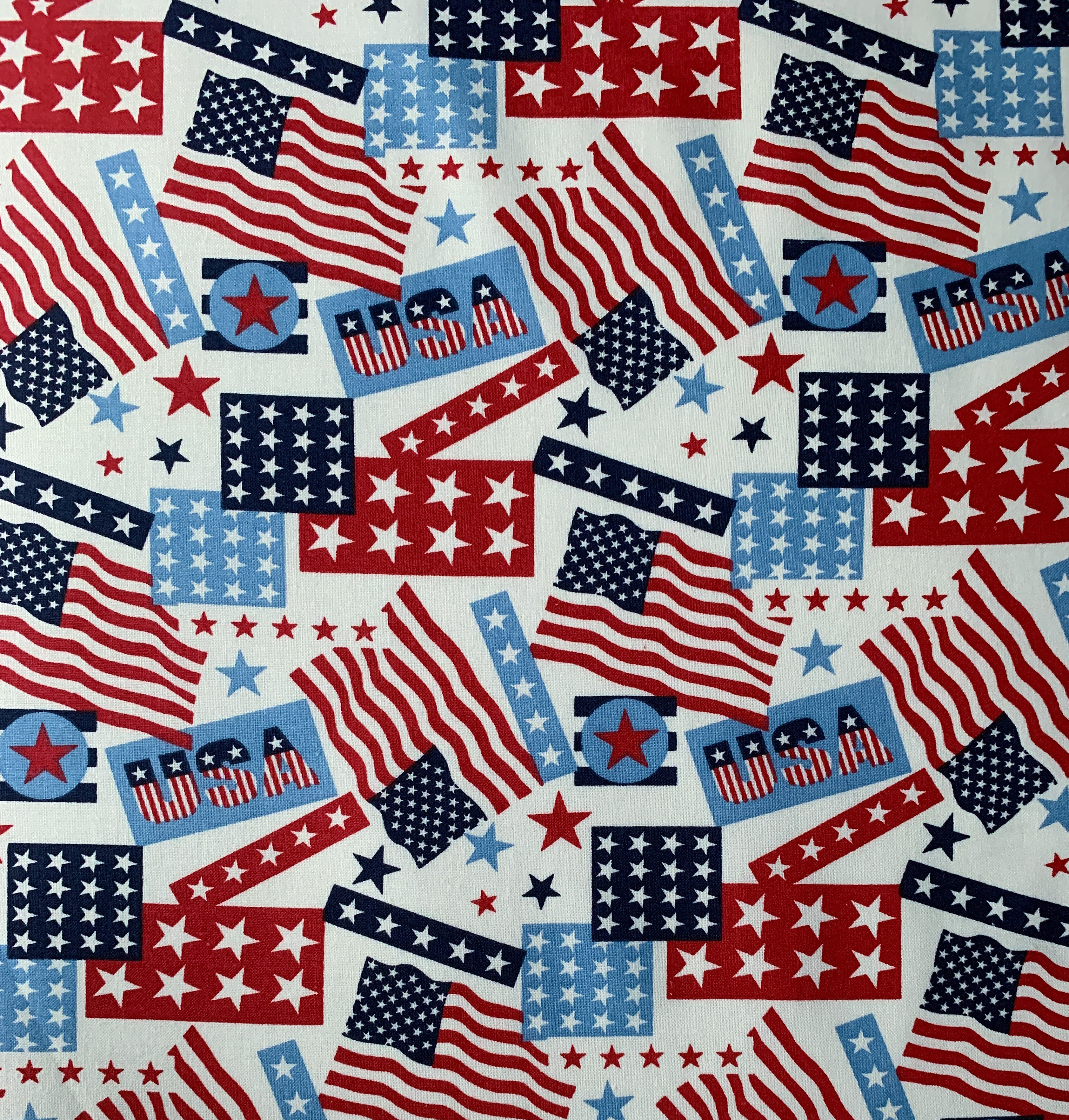 アメリカ国旗 厚手コットン製 アメリカ国旗のコットン生地、愛国的なキルティングアパレル - Etsy 日本