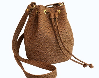 Mini Bucket Bag Sewing Pattern, Drawstring Closure (PDF Pattern)