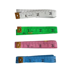 Flexible Measuring Tape, 60&quot; Long Sewing Tape Measure, 150 CM Tape Measure, 1/2&quot; Width (12mm) Flexible tape measure