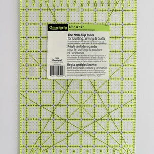 Omnigrip antislipliniaal, 8,5 x 12 inch, voor quilten, naaien en knutselen