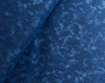 Navy Blue Tonal Fabric, Keepsake Calico 100% Cotton Fabric, Priced by the Half Yard, Continuous Cuts