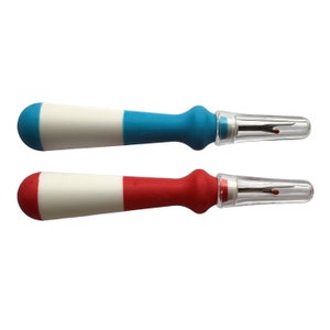 Seam Ripper, Ergonomic Handle, Soft Comfort Grip Thread Picker, Rubber Handle seam ripper, Steel Tip with safety ball, Large seam ripper