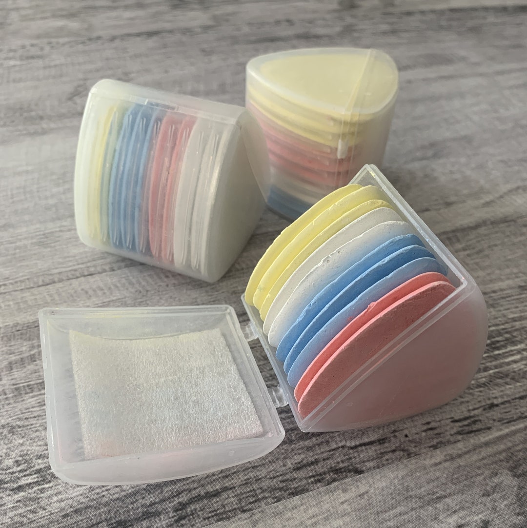 HARFINGTON 20pcs Tailors Chalk, Triangle Sewing Chalk, Washable Fabric Marker For Sewing Supplies Accessories, White