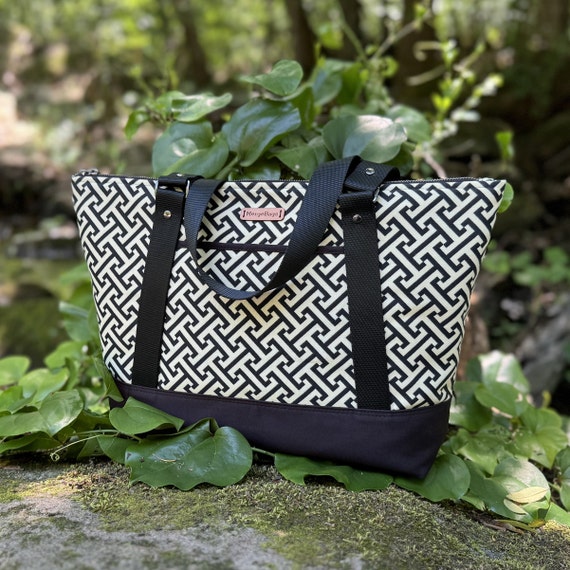 Laptop Tote Sewing Pattern, PDF Sewing Pattern Download