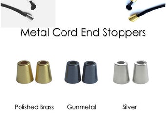 5mm Hole Metal Bell End Caps, Larger Size Cord End Caps, Clothing Hardwar, Bag Hardware, Purse , Cord Ends, Silver, Gold, Gunmetal, Quality