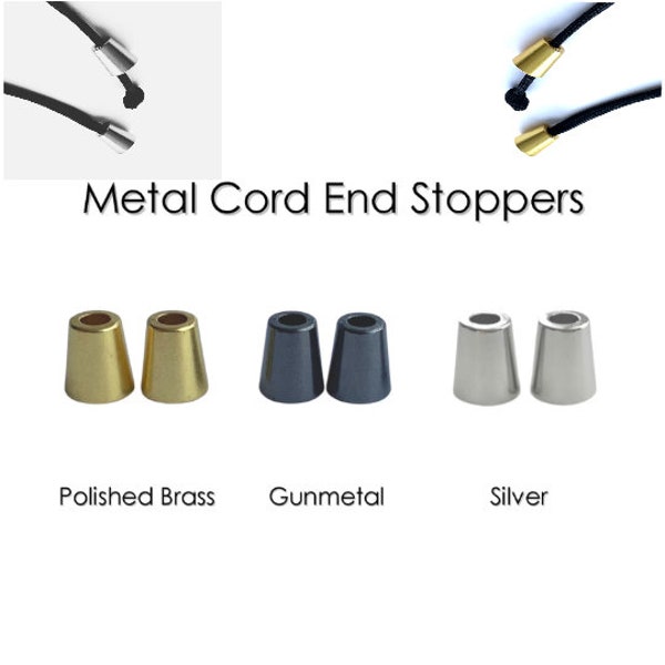 5mm Hole Metal Bell End Caps, Larger Size Cord End Caps, Clothing Hardwar, Bag Hardware, Purse , Cord Ends, Silver, Gold, Gunmetal, Quality