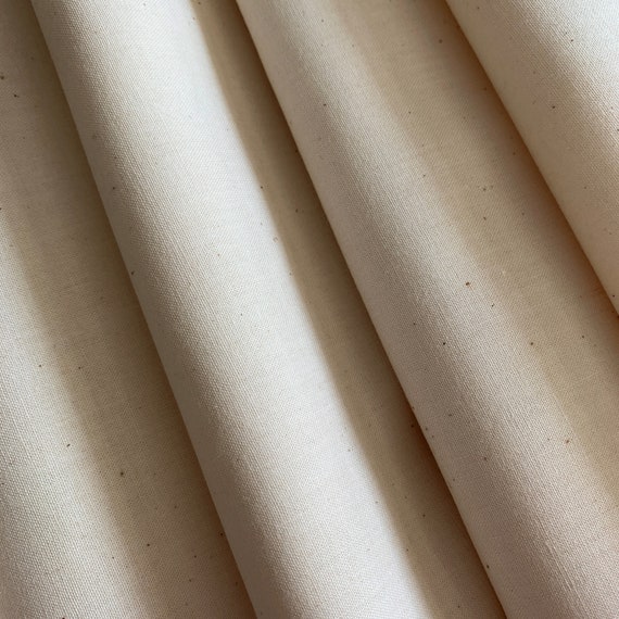 5 yards of Unbleached 44 Cotton Muslin - Muslin - Lining