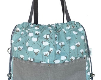 Project Tote Bag Sewing Pattern, Beginner Friendly (PDF Pattern)