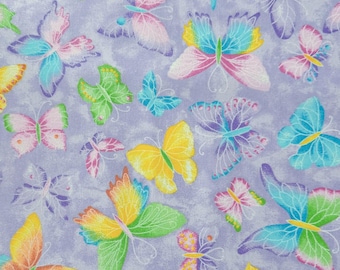 Tessuto Crystalline Butterfly 100% cotone - Qualità da negozio di patchwork di Fabric Traditions