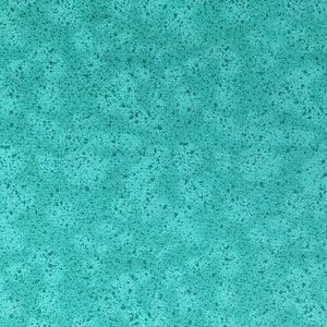100% Cotton Fabric, Aqua Splatter, 1stQuality Cotton Quilting Fabric, Fabric by the Yard, Half Yard, Home Decor Fabric, Apparel