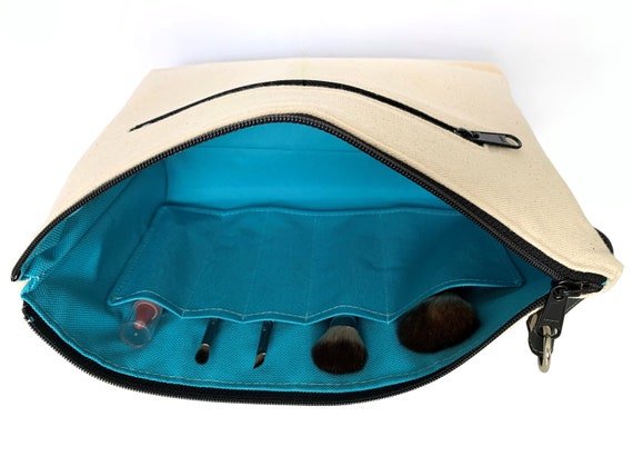 Large Makeup Bag PDF Sewing Pattern Zippered Cosmetic Case with Pockets Templates and Instructions to Personalize Bag Pattern Included