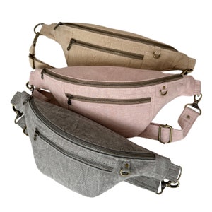 Freedom Hip Bag Sewing Pattern, French Instructions  (PDF Pattern)