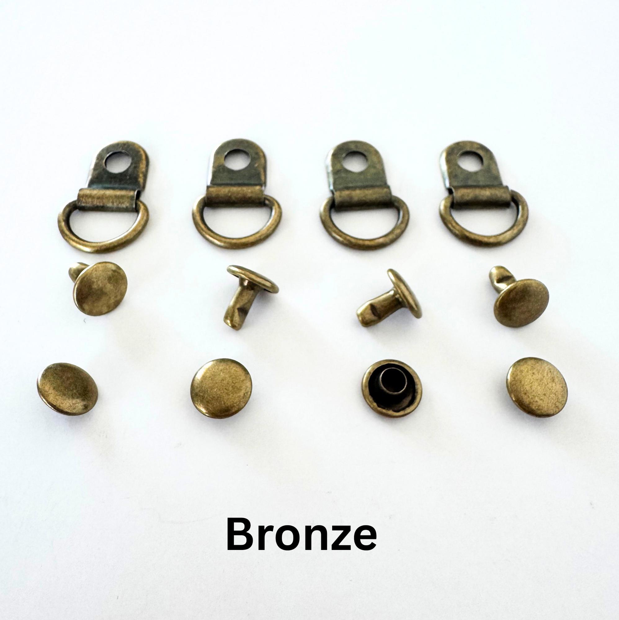 D-ring Rivet Set for Purse Straps, 4 Full Sets Included - Etsy