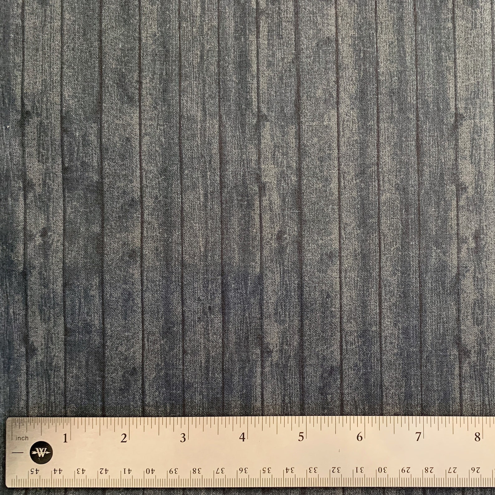 100 Cotton Fabric Wood Planks in Black Quilting Weight Etsy