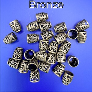 Metal Cord End Caps, Bell Shaped Toggles, DIY Jewelry Hardware, Silver, Gold, Gunmetal, Bronze Bronze