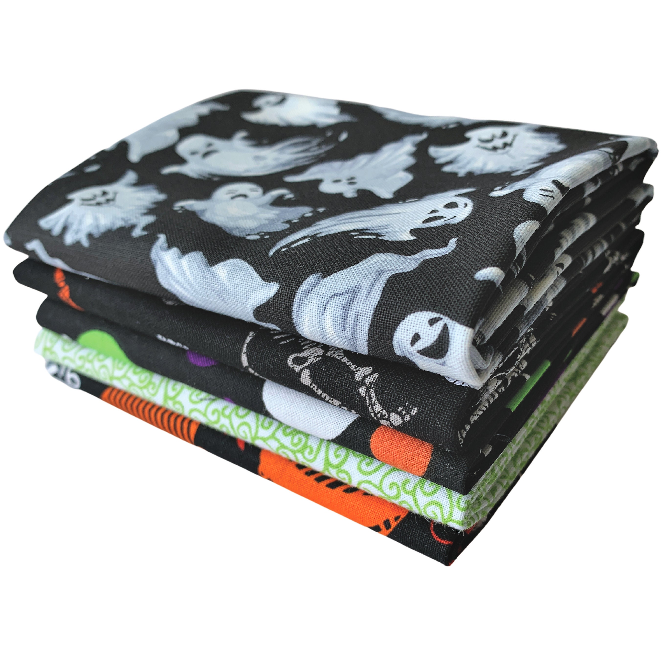 Halloween Mystery Fat Quarter Bundles Fat Quarter Set of 5 Etsy