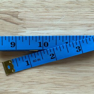 Measuring Tape, 60 Sewing Tape Measure, 150 CM Tape Measure, Flexible tape measure, Soft measuring tape,Green,Blue,White,Yellow,Pink Tape image 3