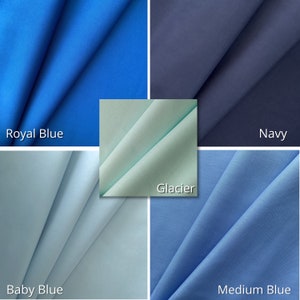 100% Cotton Solid Fabrics, Classic Cottons, Premium Solid Fabric, Dream Cotton, Quilt Cotton, Priced by the HalfYard, New Colors, 45 COLORS image 2