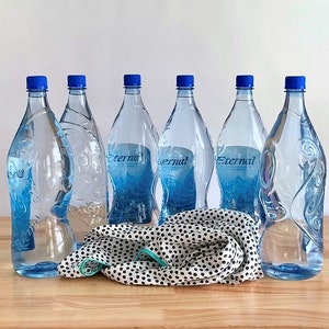Vikbara shoppingkassar med bärväska PDF-sömnadsmönster bild 8