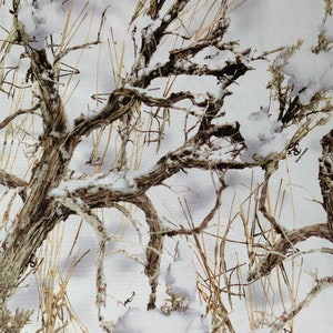 60 "(102,4 cm) True Timber Camo-Stoff, verstecken Schneetarn Baumwoll / Poly-Mischgewebe, lizenzierter True Timber Camo-Stoff von Quarter, Half, Full Yard