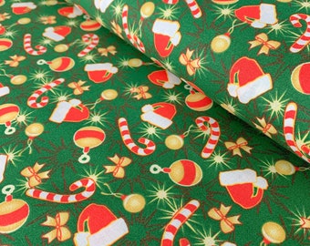 Tessuto natalizio in cotone Holiday Spark, peso per trapuntatura