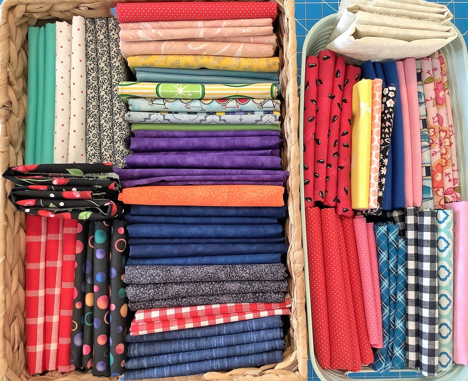 Cotton Fabric Scraps Large Sized Remnants By The Pound Etsy