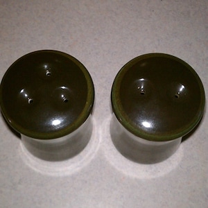 Franciscan Madeira salt and pepper shaker, Mid Century stoneware, salt and pepper set, Vintage stoneware, Vintage salt and pepper set