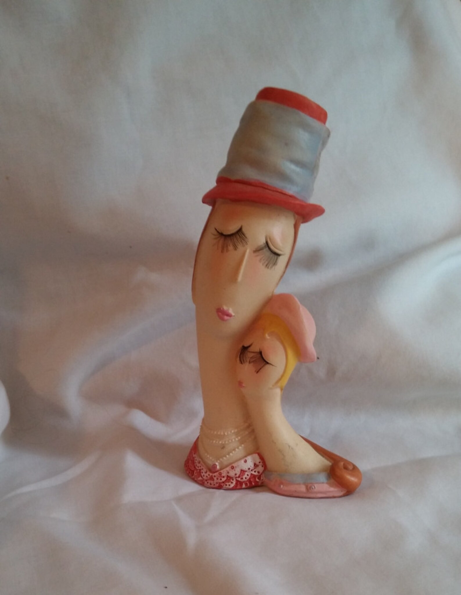 Female Figurines Resin or Plastic Molded Female Bust Etsy