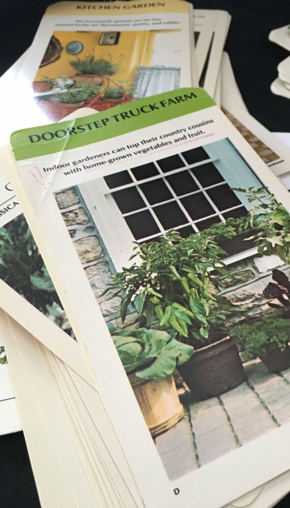 75 Gardening Tip Card with instructions, information, and planting directions