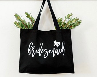 Bridesmaid Tote Bags, Small Canvas Tote Bag, Bridesmaid Proposal Ideas, Bridal Party Gifts