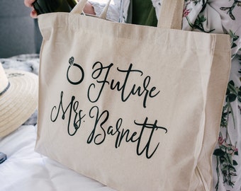 Future Mrs - Future Mrs Tote Bag - Engagement Gifts for Her - Engaged Gifts - Bride to Be Gift - Bride to Be Tote Bag - Newly Engaged Tote