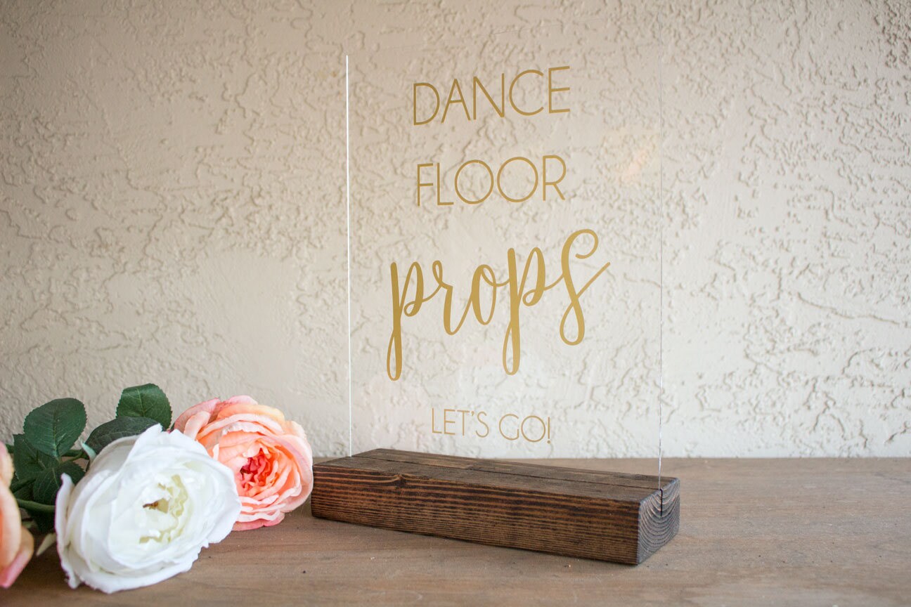 Dance Floor Sign Dance Floor Props Sign Props Sign Dance Etsy