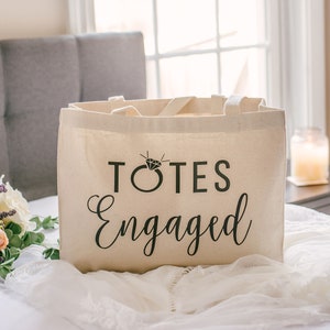 Totes Engaged Engagement Gifts for Her Engagement Gift Bride to Be Tote Newly Engaged Gifts Engaged Tote Bag Engagement Tote Bag image 4