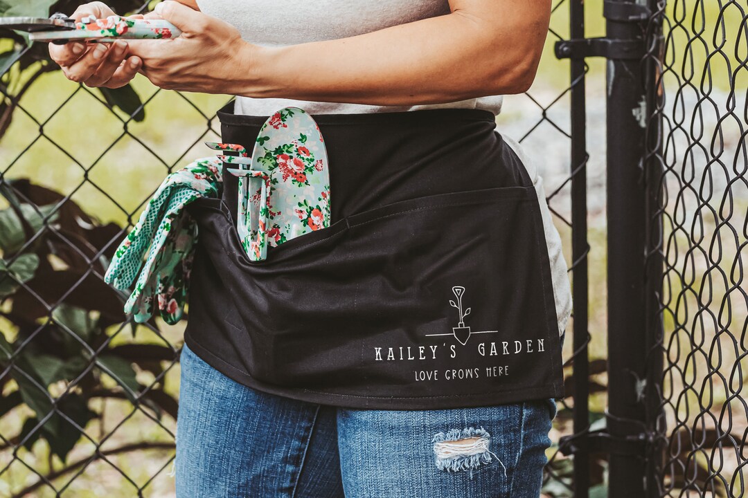 Gardening Apron, Personalized Apron for Women, Garden Gifts, Plant Mom ...