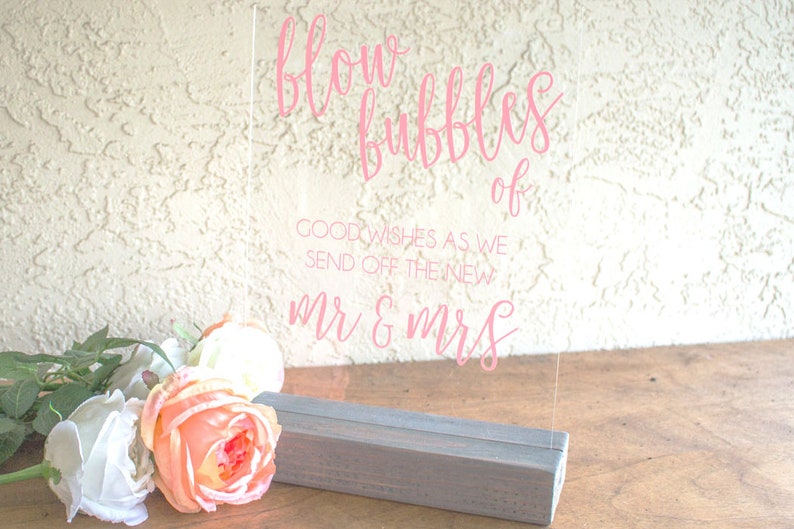 Bubbles Wedding Sign Bubble Wedding Sign Bubble Wedding Etsy