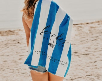 Bachelorette Party Beach Towel for Bride & Bridesmaids - Beaches Be Crazy