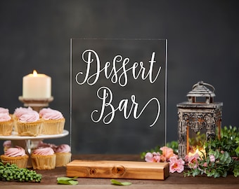 Dessert Table Wedding Sign - Dessert Signs for Wedding - Dessert Bar Sign - Wedding Dessert Display - Dessert Table Sign - Sign for Dessert