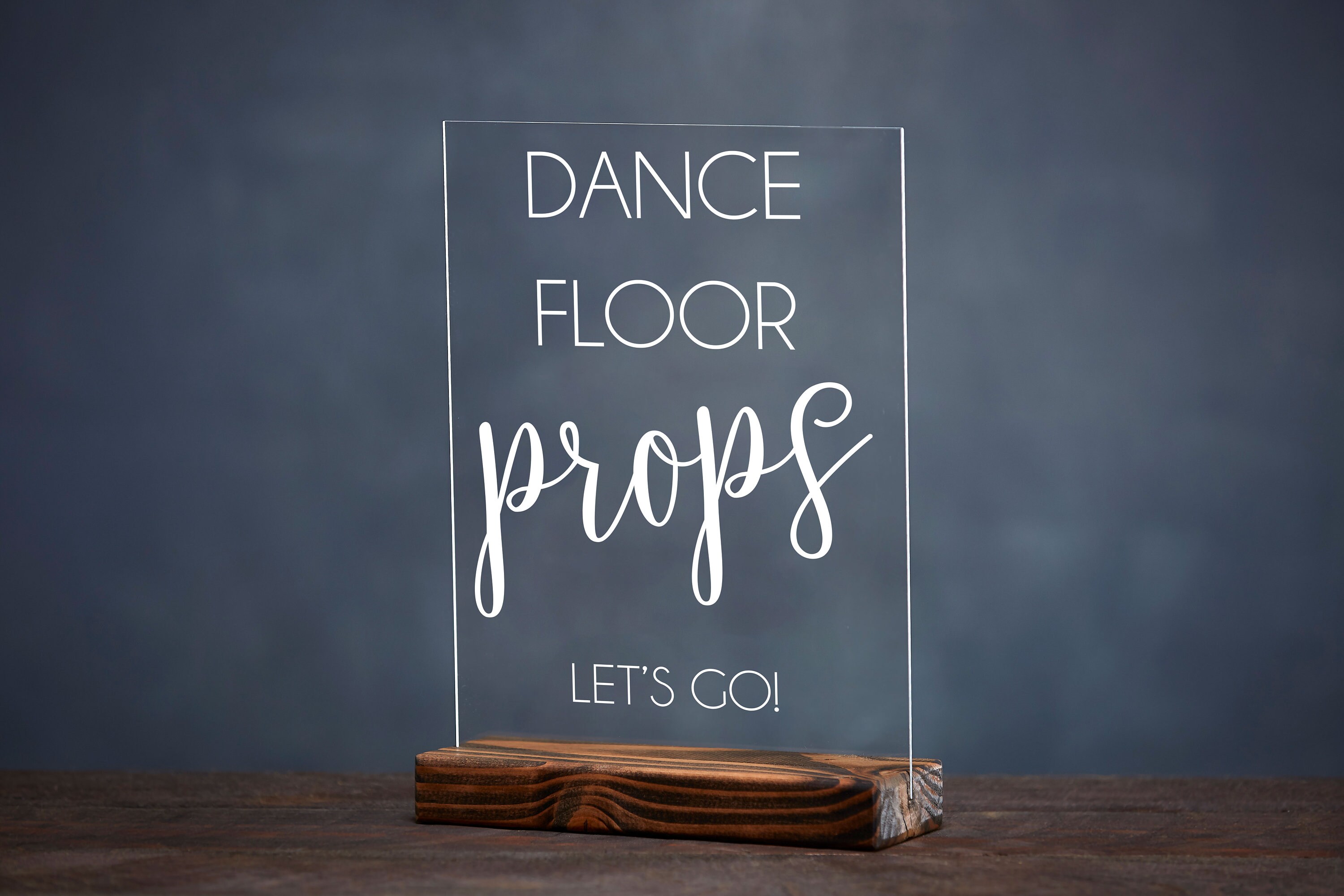 Dance Floor Sign Dance Floor Props Sign Props Sign Dance Etsy
